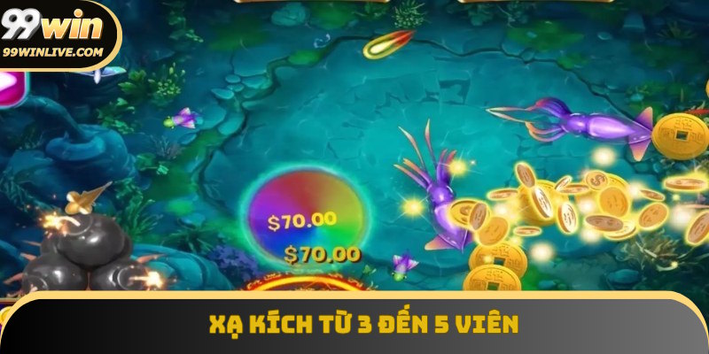 Xả từ 3 - 5 viên đạn